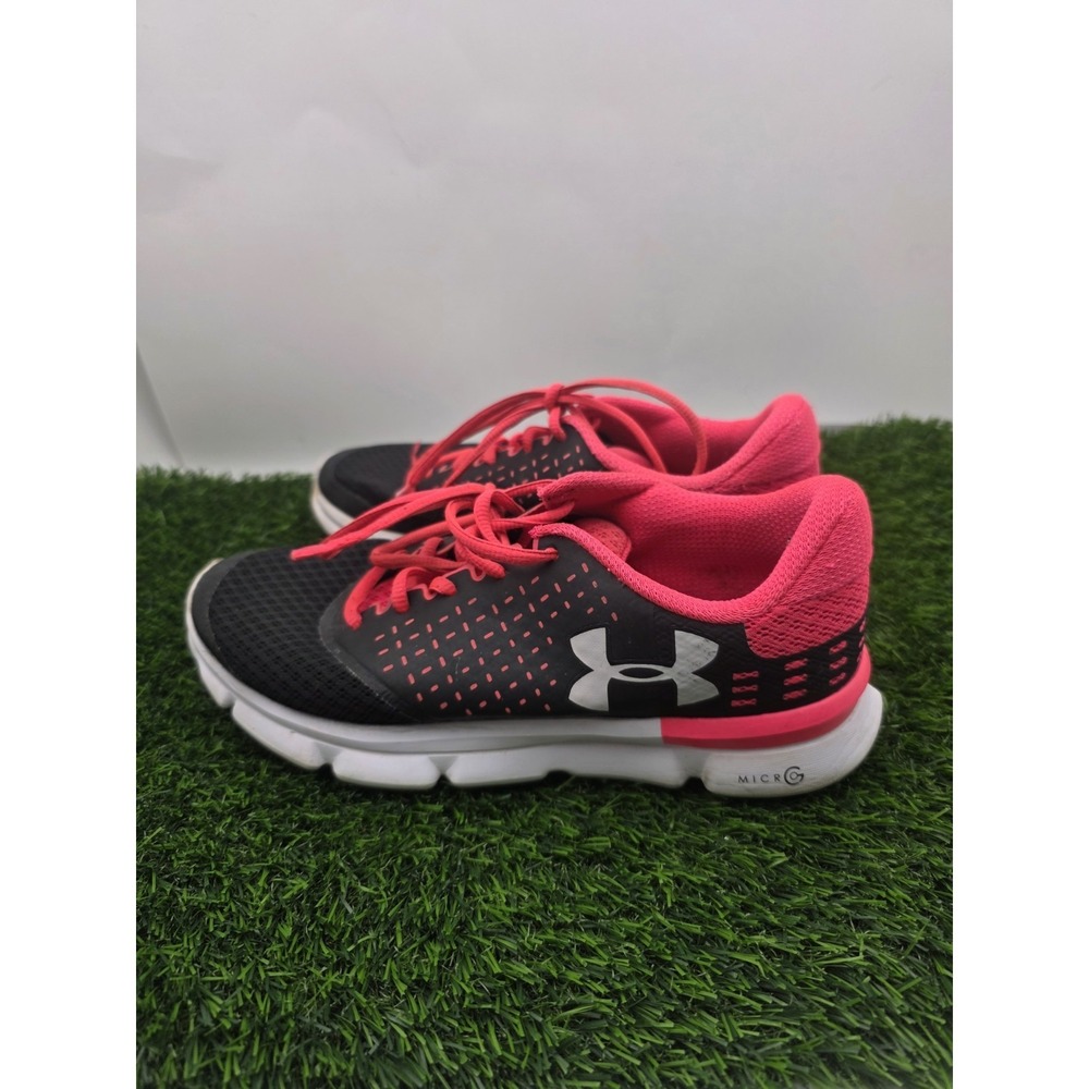 Under Armour Micro G Speed Swift 2 Womens 8.5 Black Pink‎ RunningAthletic Shoes